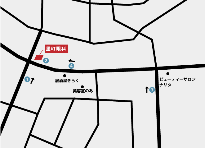 岡崎方面マップ
